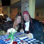 Commodore Kathy rockin the princess look with Max the pirate